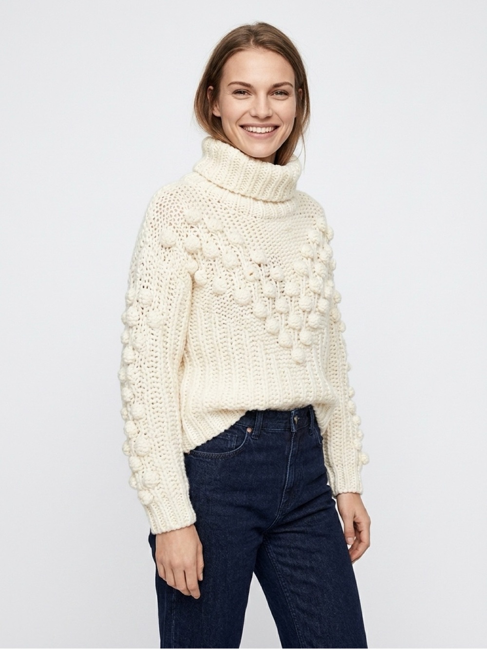 POL Cream Cowl Neck Sweater NWOT